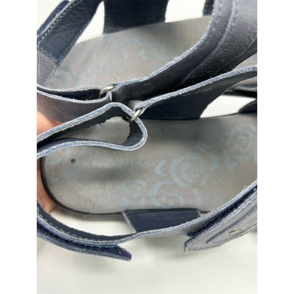 Propét Aurora Strappy Slingback Comfort Sandals Gray Blue Size 10.5 XX(4E) - Picture 12 of 13